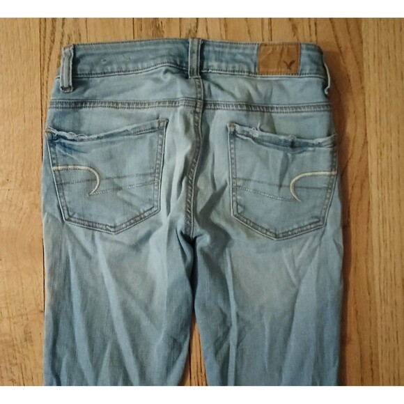 American Eagle Outfitters Super Stretch Jegging Denim Jeans Women Size 0/Short - Picture 5 of 10